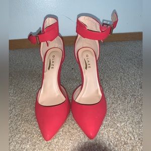 Glaze, Size 6.5, RED, NEVER WORN